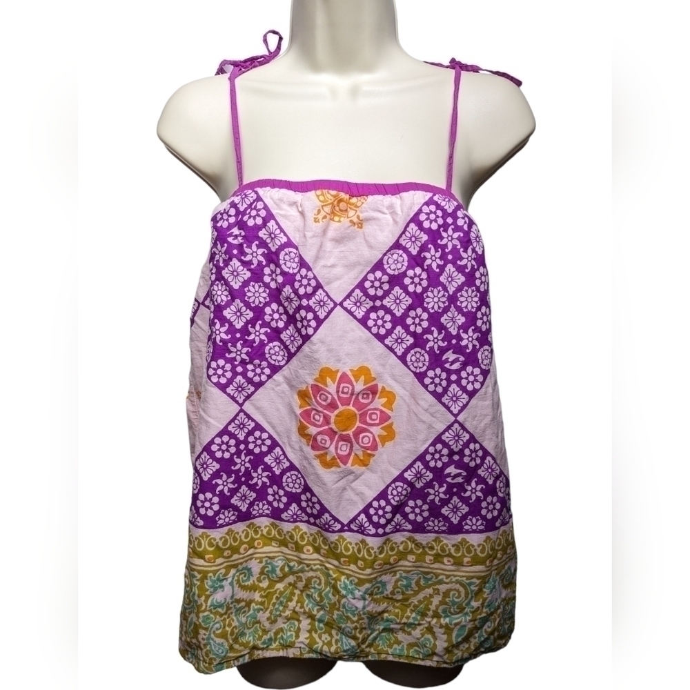 Billabong Patchwork Vintage Camisole Sz M